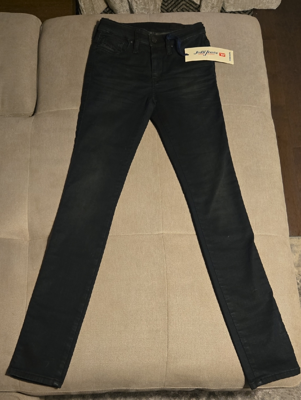 Diesel Skinny Jeans, Sweat Jean Denim Size 24